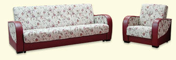 Комплект мебели Элегия 5, диван + кресло в Якутске