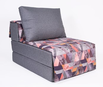 Бескаркасное кресло-кровать Харви, серый - сноу манго в Якутске