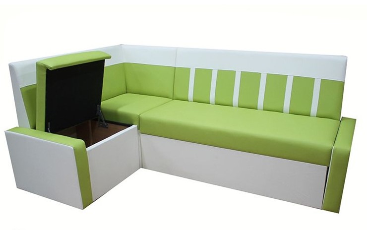 Угловой кухонный диван Квадро 2 со спальным местом в Якутске - изображение 1
