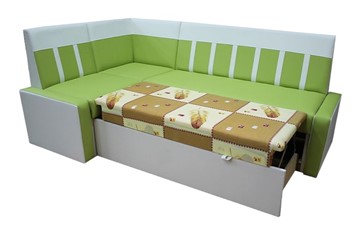 Угловой кухонный диван Квадро 2 со спальным местом в Якутске - предосмотр 2