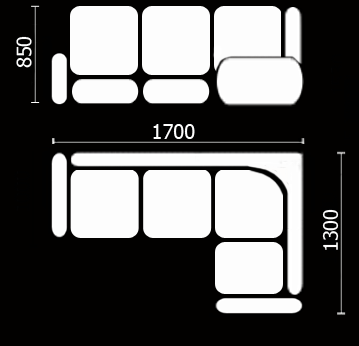 Кухонный угловой диван Нео КМ-01 (168х128 см.) в Якутске - изображение 3