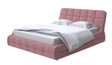 Кровать 2-спальная Corso-6 140x200, Рогожка (Levis 62 Розовый) в Якутске
