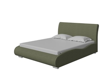 Кровать в спальню Corso-8 Lite 140x200, Искусственная шерсть (Лама Авокадо) в Якутске