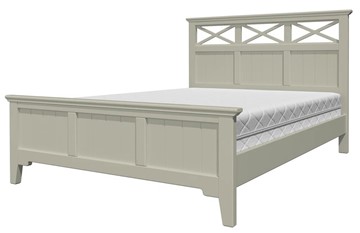 Кровать 2-спальная Грация-5 с фисташковым карнизом (Фисташковый) 160х200 в Якутске