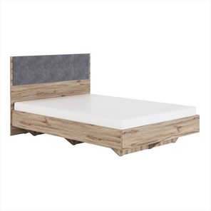 Двуспальная кровать Николь (мод.1.5) 1,8 серый текстиль, с ортопедическим основанием в Якутске - предосмотр