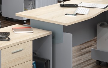 Офисный набор мебели OFFIX-NEW для 4 сотрудников с двумя шкафами в Якутске - предосмотр 2