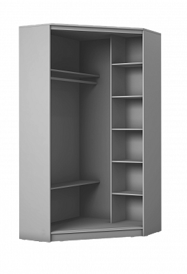 Угловой детский шкаф Хит-У-22-4-77-19, Абстракция №3, Белый в Якутске - изображение 1