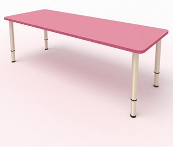 Детский стол 2-местный  (по одну сторону столешн.) СДО-2 (0-3) розовый в Якутске