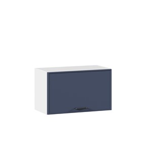 Горизонтальный настенный шкаф 600 Индиго ЛД 298.710.000.119, Белый/Тёмно-синий в Якутске