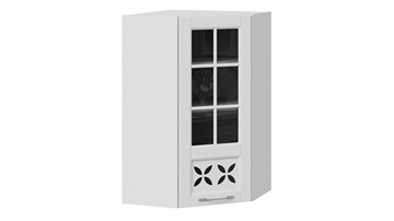 Кухонный угловой шкаф Скай ВУ45_96-(40)_1ДРДс(R) (Белоснежный софт) в Якутске