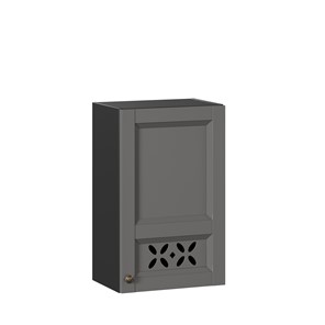 Настенный шкаф Амели-3 450 ЛД 299.330.000.028, Черный/Оникс серый в Якутске