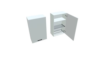 Сушильный шкаф на кухню ВС9 60, Белое гладкое Ламарти/Белый в Якутске