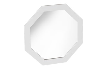 Зеркало настенное Калгари Дуб натуральный светлый/Белый матовый в Якутске
