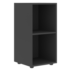 Низкий шкаф колонна FORTA Черный Графит FLC 40 (399х404х801) в Якутске