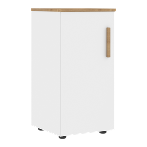 Низкий шкаф колонна с глухой дверью левой FORTA Белый-Дуб Гамильтон FLC 40.1 (L) (399х404х801) в Якутске