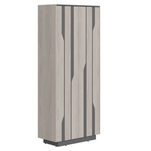 Шкаф гардероб LINE Дуб-серый-антрацит СФ-574401 (900х430х2100) в Якутске