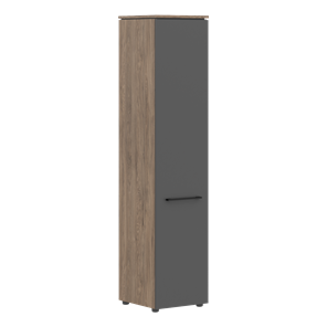 Колонна с  глухой дверью высокая MORRIS TREND Антрацит/Кария Пальмира MHC 42.1 (429х423х1956) в Якутске