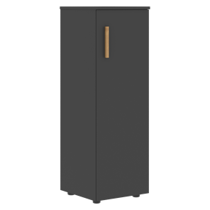 Средний шкаф колонна с правой дверью FORTA Черный Графит  FMC 40.1 (R) (399х404х801) в Якутске