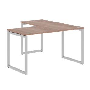 Письменный стол угловой левый XTEN-Q Дуб-сонома- серебро XQCT 1415 (L) (1400х1500х750) в Якутске