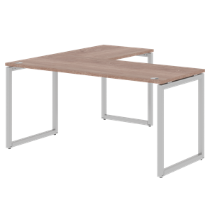 Стол письменный угловой правый XTEN-Q Дуб-сонома- серебро XQCT 1615 (R) (1600х1500х750) в Якутске