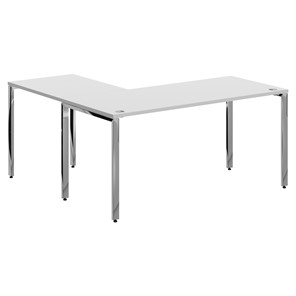 Письменный угловой  стол для персонала правый XTEN GLOSS  Белый XGCT 1615.1 (R) (1600х1500х750) в Якутске