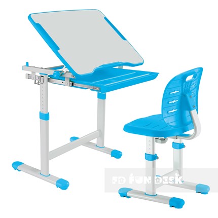 Стол растущий и стул Piccolino III Blue в Якутске - изображение