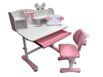 Стол растущий и стул Carezza Pink FUNDESK в Якутске
