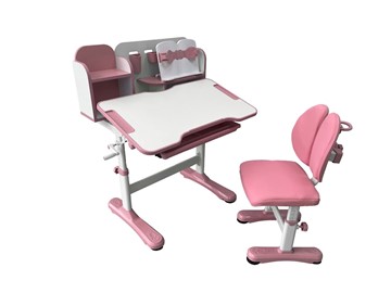 Растущий стол и стул Vivo Pink FUNDESK в Якутске - предосмотр 5